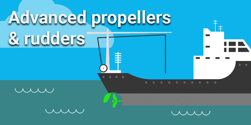 Advanced propellers and rudders - green technologies improving the carbon footprint of shipping