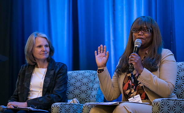 Joanne Duncan and Edie Stringfellow at An Evening of Diversity and Inclusion