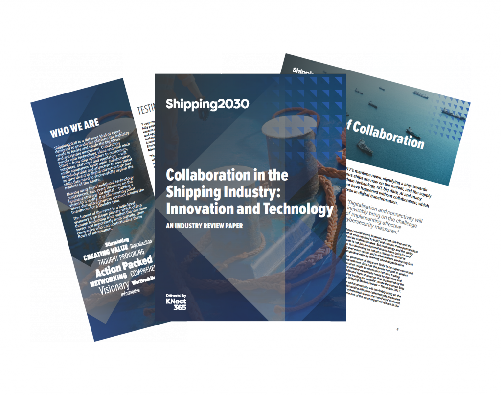 Shipping2030 Industry Review ePaper, Collaboration in Shipping, Innovation and Technology