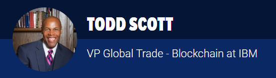 Shipping2030 Asia Speaker Todd Scott, IBM Blockchain, Singapore 2018