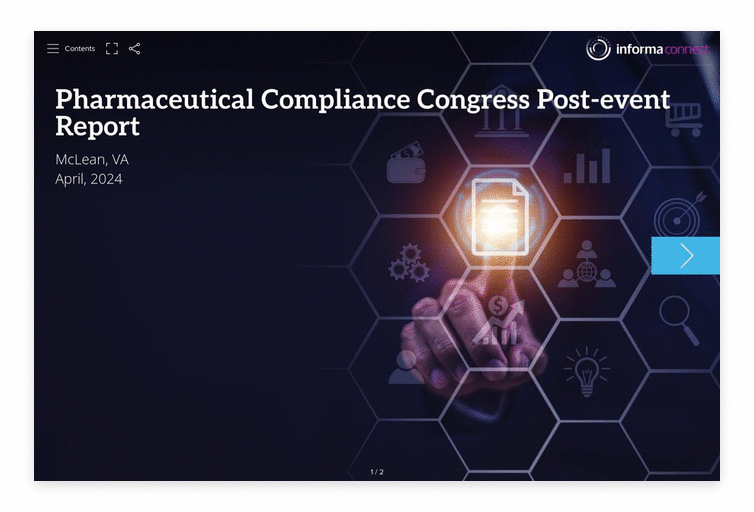 Pharmaceutical Compliance Congress Post-Event Report eBook