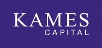 Kames_logo white on purple