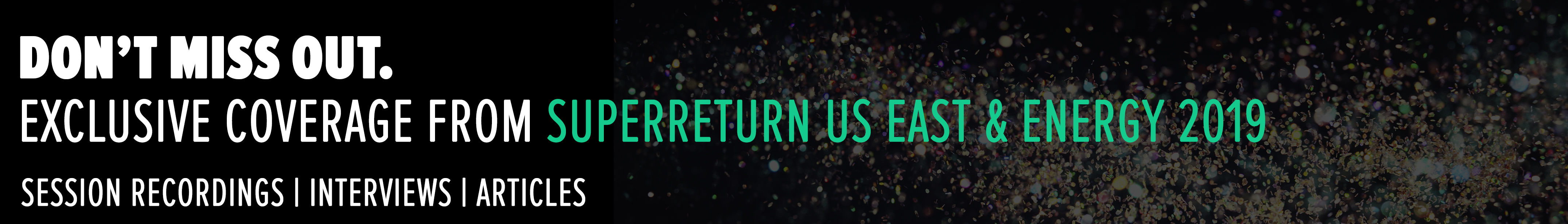 SuperReturn US East - content from the event