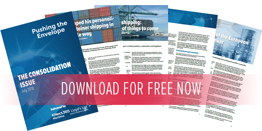 Consolidation in shipping