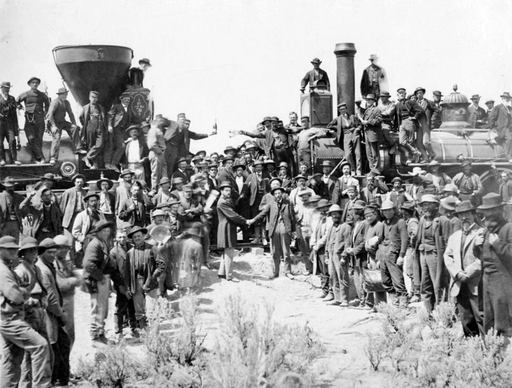 Completion of the First Transcontinental Railroad, Utah, USA