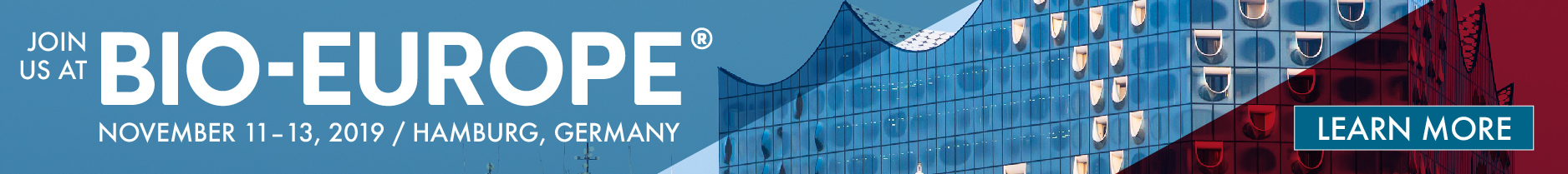 BIO-Europe 2019 - November 11-13 2019 - Hamburg, Germany